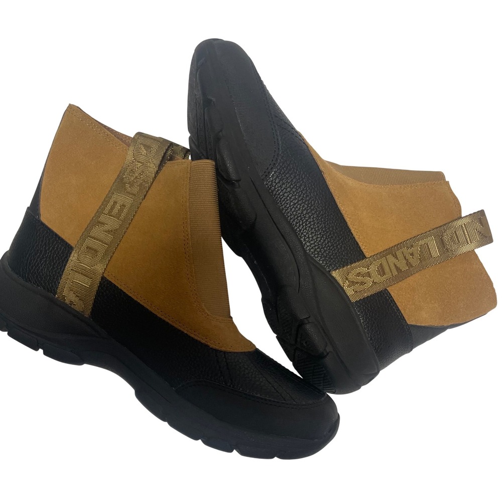 Lands' End All Weather Pull On Suede‎ Duck Boots Women's 9